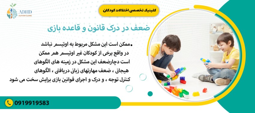 ضعف در درک قانون و قاعده بازی